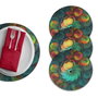 Hermia Conjunto de 4 Manteles Individuales Multicolor 37 cm